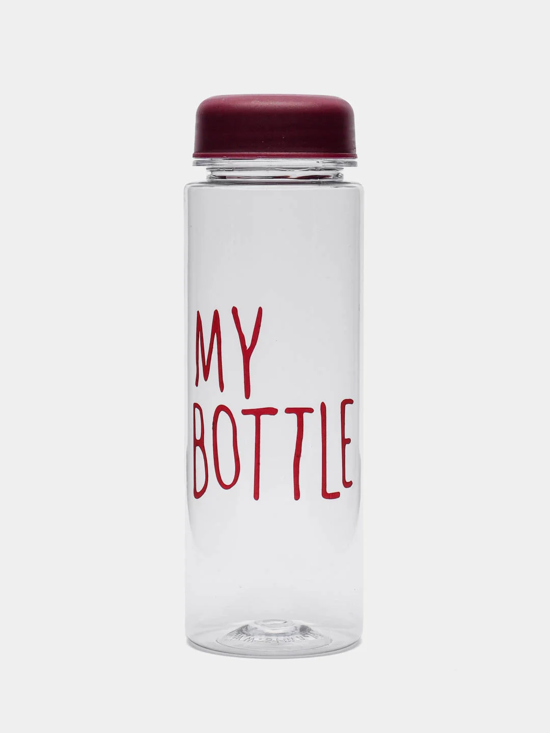 Багровый бутылка для воды, 500 мл, My bottle, 19.5 х 6 см, термочехол в комплекте