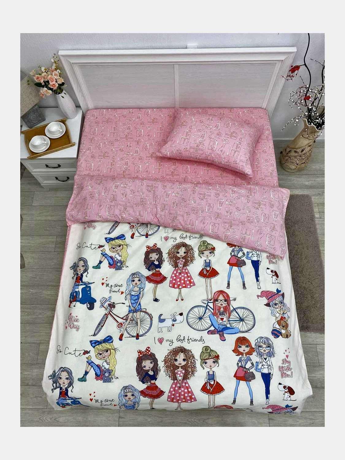 Постельное белье детское 1,5 спальный Поплин ivSubelIa "Подиум", 50x70