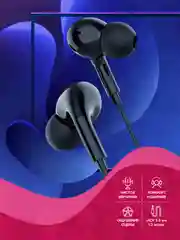Черный наушники с микрофоном GFPoWeR M17 (гарнитура)
