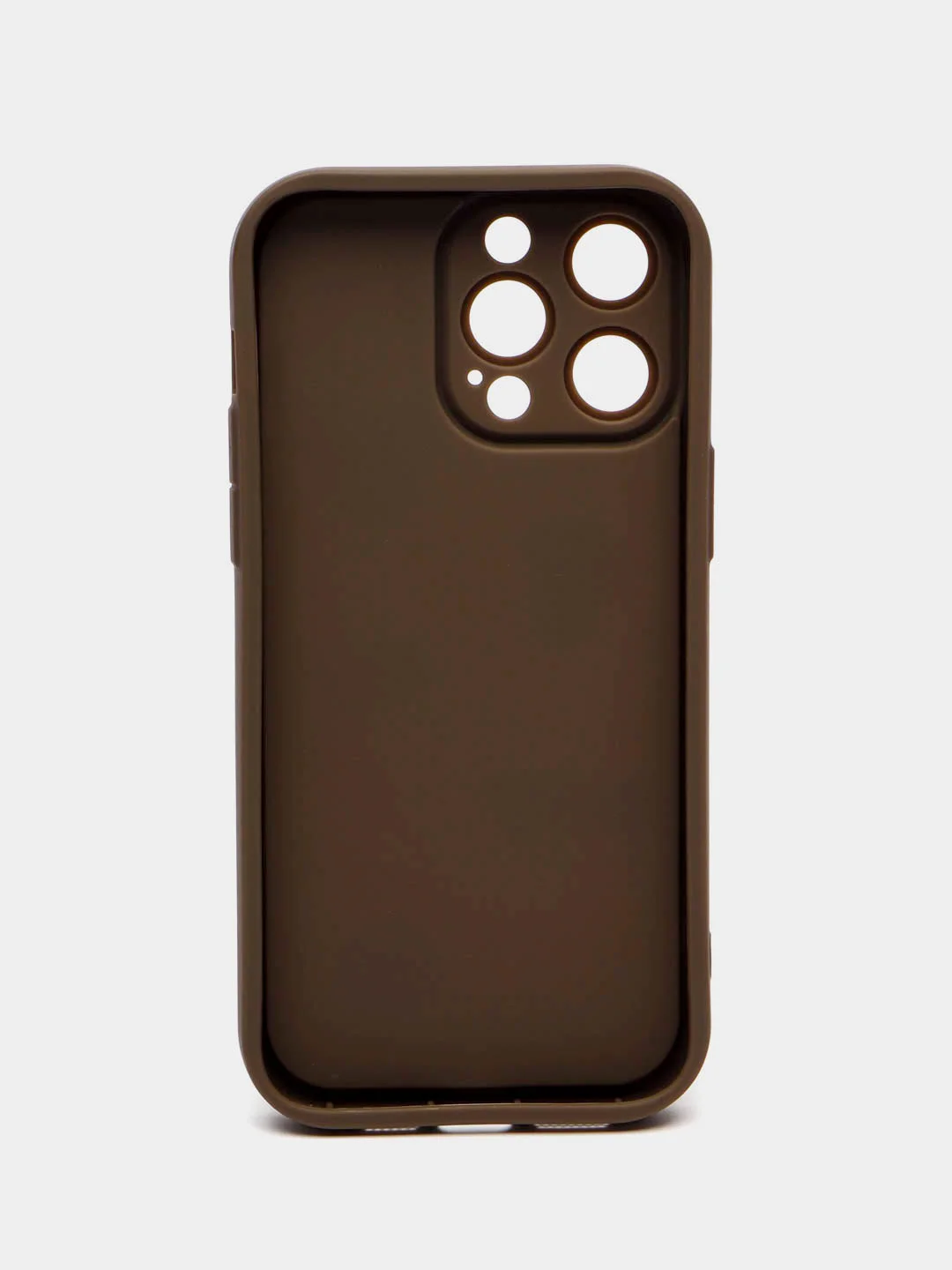 Коричневый защитный чехол на iPhone (Айфон)  13, 14, 15, Pro, Pro Max