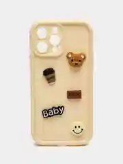 Молочный защитный чехол на iPhone (Айфон)  13, 14, 15, Pro, Pro Max