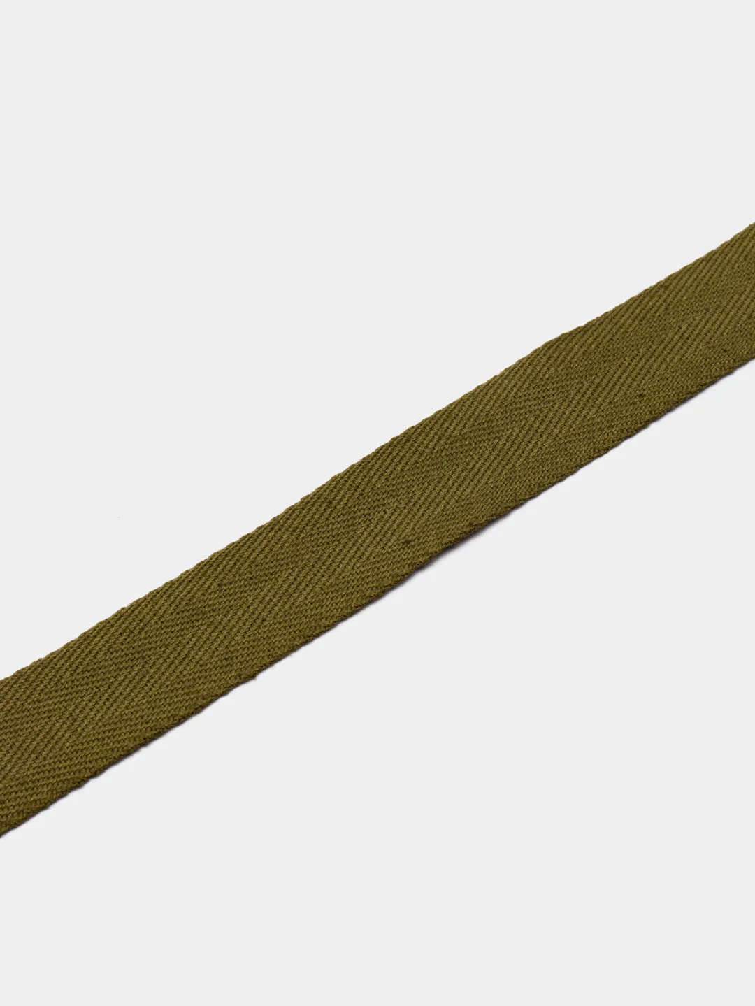 Зелёный хаки киперная лента Х/Б 1,5 -2,0 см, длина 3 м