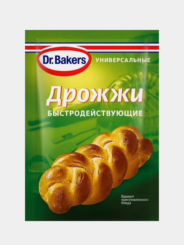 Дрожжи быстродействующие Dr. Bakers, 7 г
