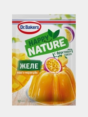 Желе Dr. Bakers Happy Nature, со вкусом манго и маракуйи, 41 г