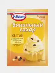 Ванильный сахар Dr. Bakers, с желтым красителем, 8 г