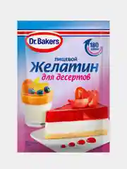 Желатин пищевой Dr. Bakers, для десертов, 10 г