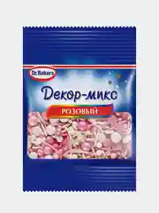 Декор-микс Dr. Bakers Розовый, для выпечки, 10 г