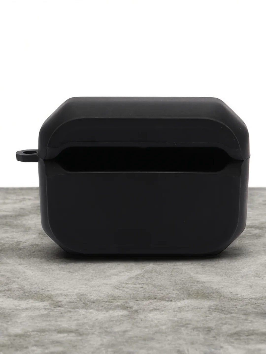 Черный чехол для наушников Apple AirPods 1 / Pro 2 / 3, силиконовый