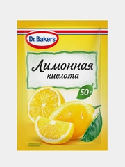 Лимонная кислота Dr. Bakers, 50 г