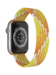 Оранжевый плетеный нейлоновый ремешок Apple Watch 38, 40, 41, 42, 44, 45, 49 мм