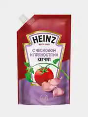 Кетчуп с чесноком и пряностями HEINZ, 320 г