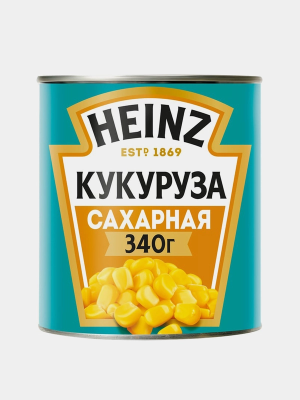 Кукуруза консервированная HEINZ, сахарная, 340 г