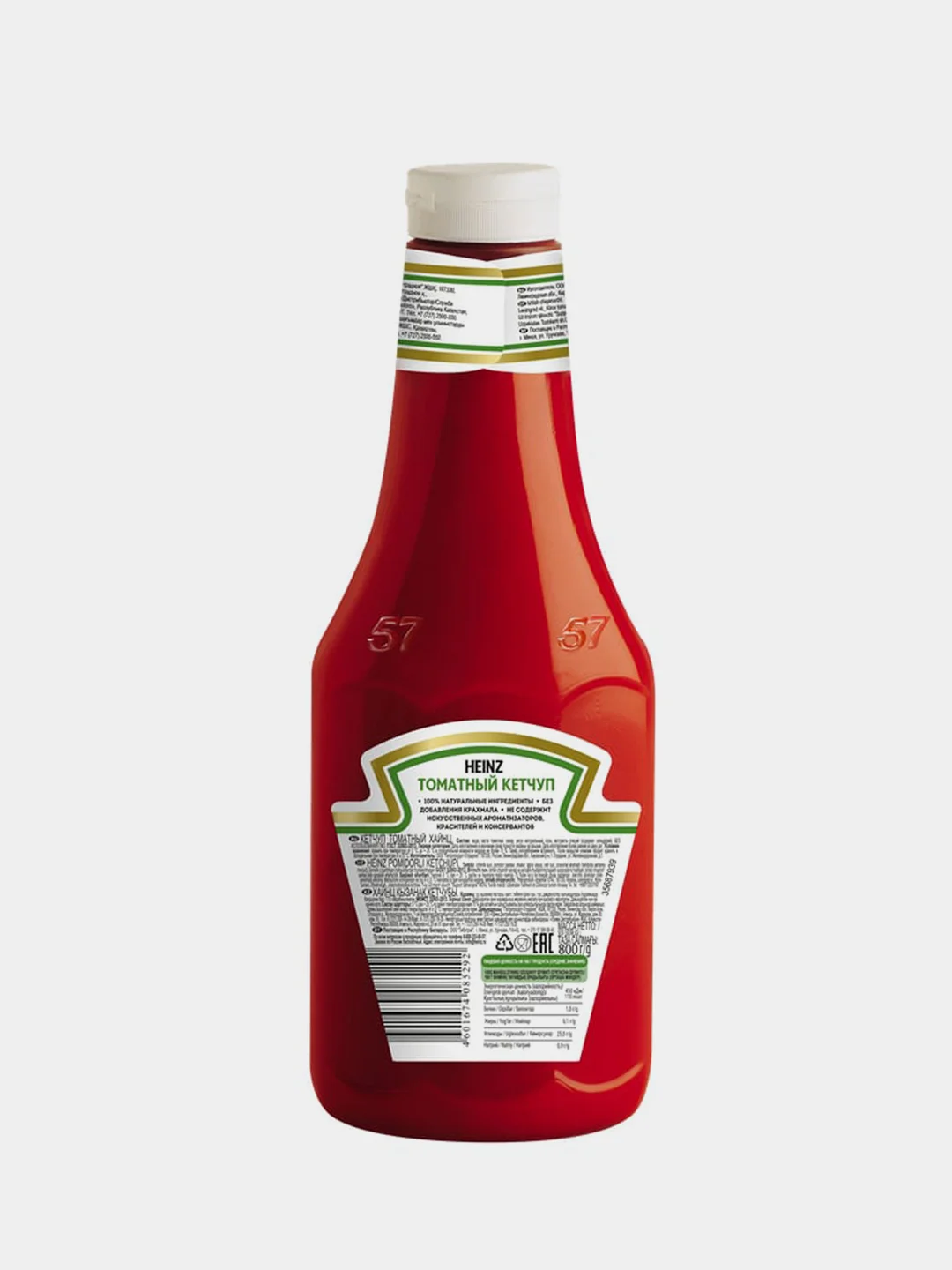 Кетчуп HEINZ Томатный, в бутылке, 800 г