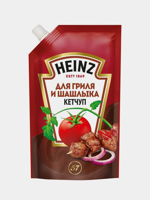 Кетчуп HEINZ Шашлычный, для гриля, 320 г