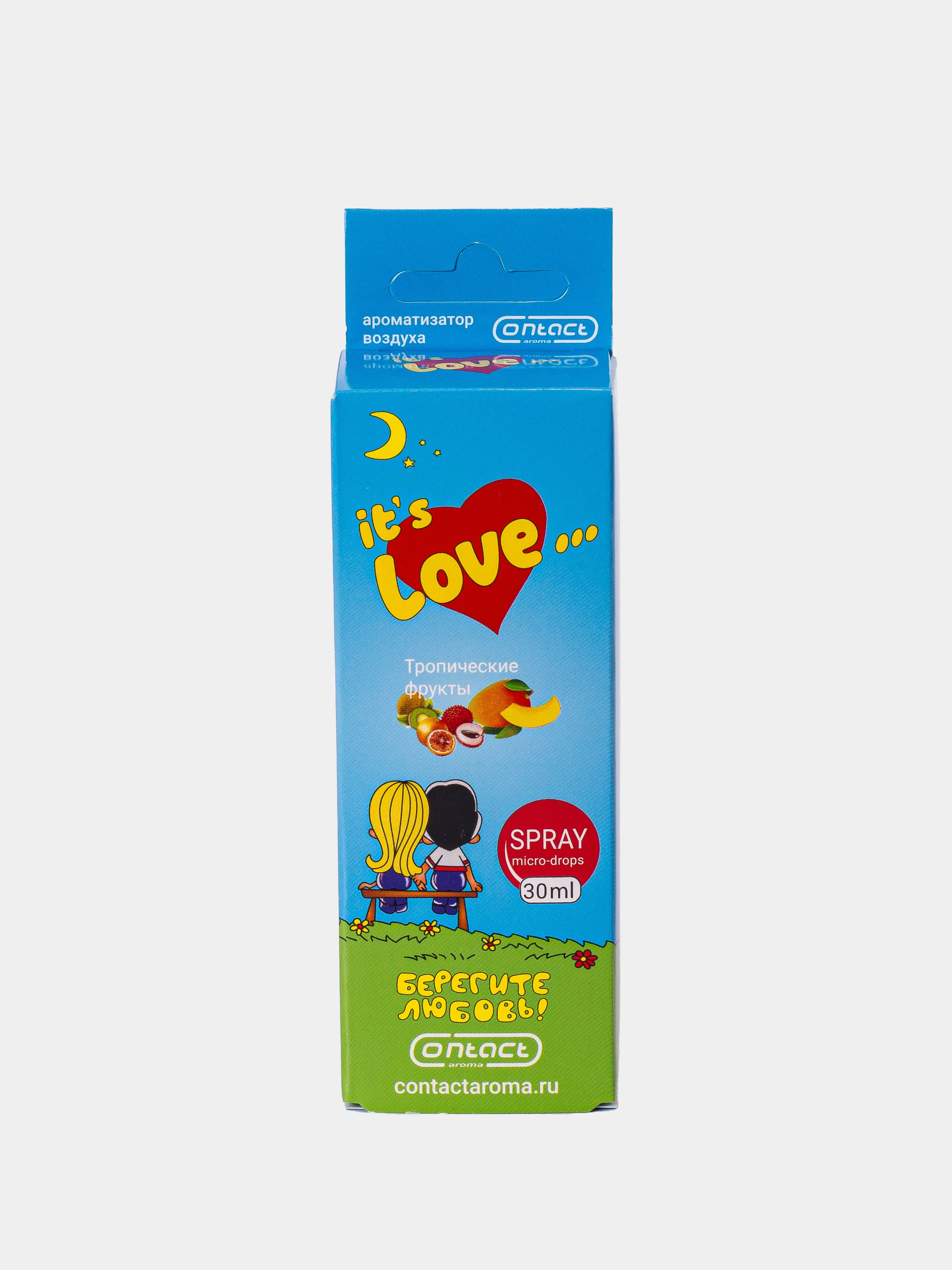 Ароматизатор для авто LOVE IS елка + спрей, подвесной ароматизатор для автомобиля ITS LOVE