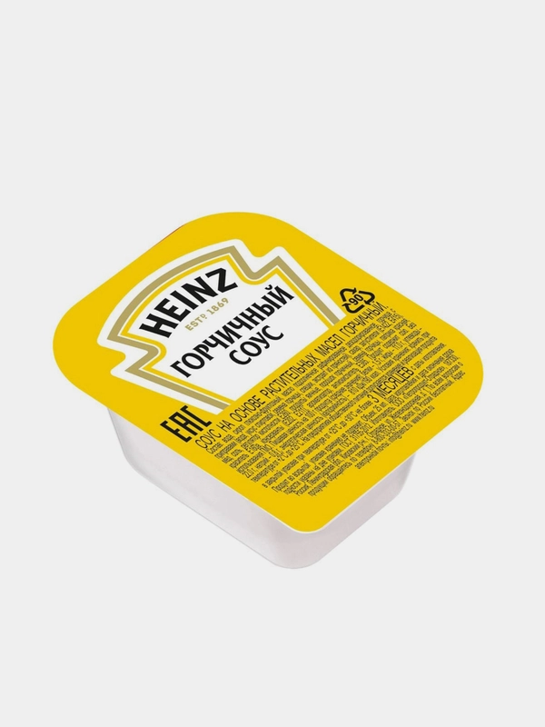 Соус HEINZ Горчичный, дип-пот, 25 штук по 25 мл