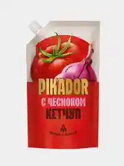 Кетчуп томатный PIKADOR С чесноком, 300г