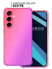 Прозрачный чехол для Samsung Galaxy S23 FE противоударный силиконовый ROSCO прозрачный усиленные углы