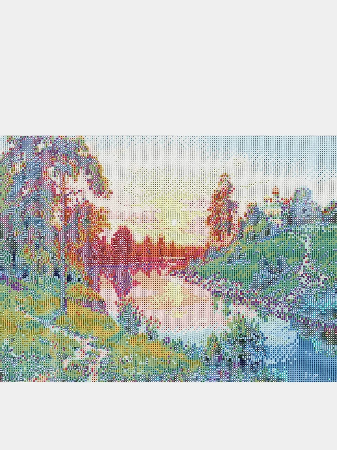 Алмазная мозаика Остров Сокровищ Тишина, 663858, без подрамника 30x40 см, картина стразами