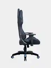 Кресло компьютерное BRABIX GT Carbon GM-120, две подушки, экокожа, черное/синее, 531930