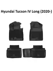 Черный коврики в салон 3D EVA Premium для Hyundai Tucson III (2015-2021), IV Long (2020-)