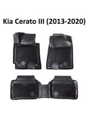 Коврики в салон 3D EVA Premium для Kia Cerato III (2013-2020), Kia Cerato IV (2018-)