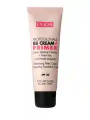 Бежевый pupa Крем+основа для всех типов кожи Professionals BB Cream+Primer BB, 50 мл, 001