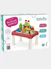 Конструктор детский со столиком Elefantino 66 деталей