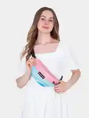 Коралловый поясная сумка-бананка, через плечо