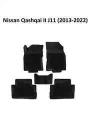 Черный коврики в салон автомобиля 3D EVA для Nissan Qashqai I (2006-2013),  II J11, 2013-2022