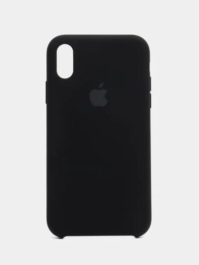 Чехол силиконовый Silicone Case iPhone XR, открытый низ