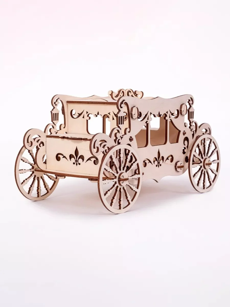Шкатулка Карета БОЛЬШАЯ Королевская, 32*17*18 см