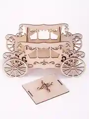 Шкатулка Карета БОЛЬШАЯ Королевская, 32*17*18 см