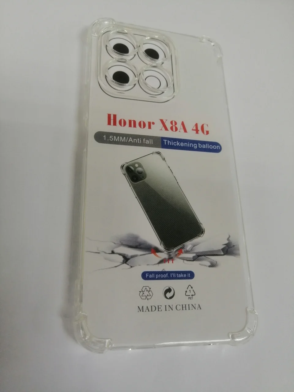 Чехол силиконовый Honor x7 4g /play 30 plus 5 g.X8a 4G.Y90/50pro 4g с усиленными углами