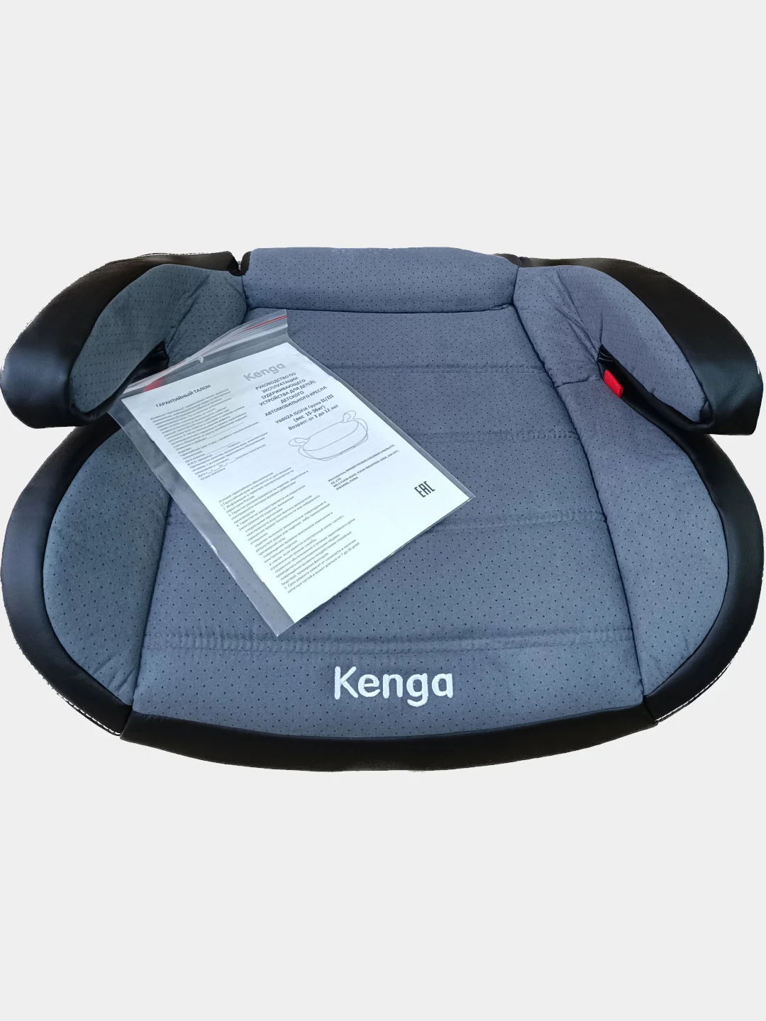 Автокресло YB802A бустер с isofix серый