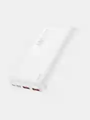 Белый повербанк Hoco J101 10000 mAh ультратонкий с быстрой зарядкой PD22.5W QC