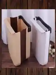 Белый подвесное мусорное ведро, складная корзина 8 л