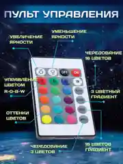 Ночник-светильник настольный светодиодный луна шар