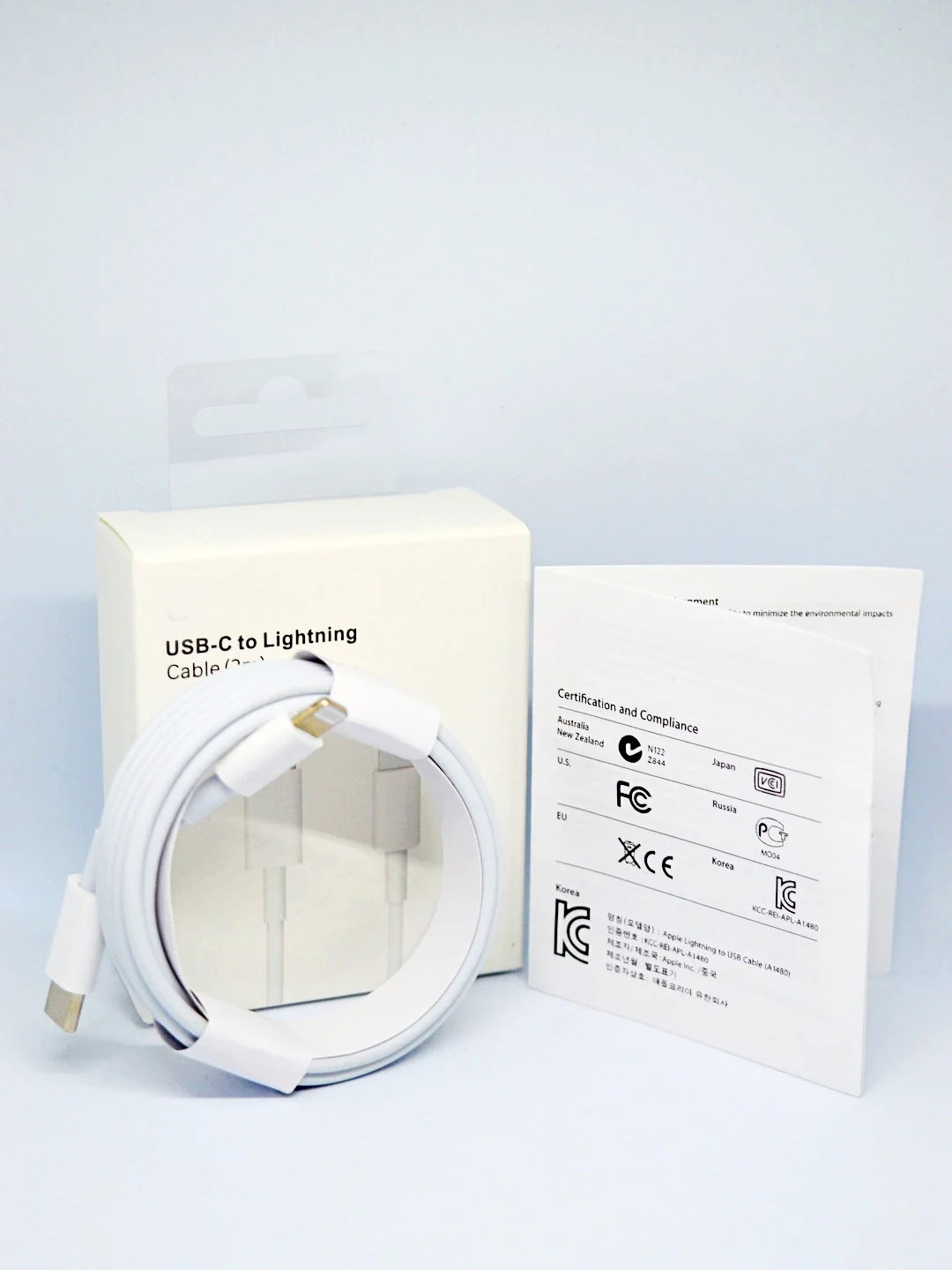 Кабель Type-C Lightning 2 метра для зарядки Apple iPhone, iPad. Провод для айфон