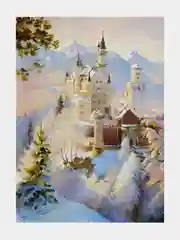 Алмазная мозаика Остров Сокровищ Замок, 663853, без подрамника 30x40 см, картина стразами