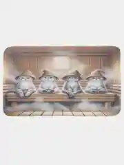 Коврик для ванной туалета душа "Кото баня" (bath42987660x100)