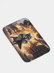 Коврик для ванной и туалета мягкий "Кот-спецагент" (bath429877)