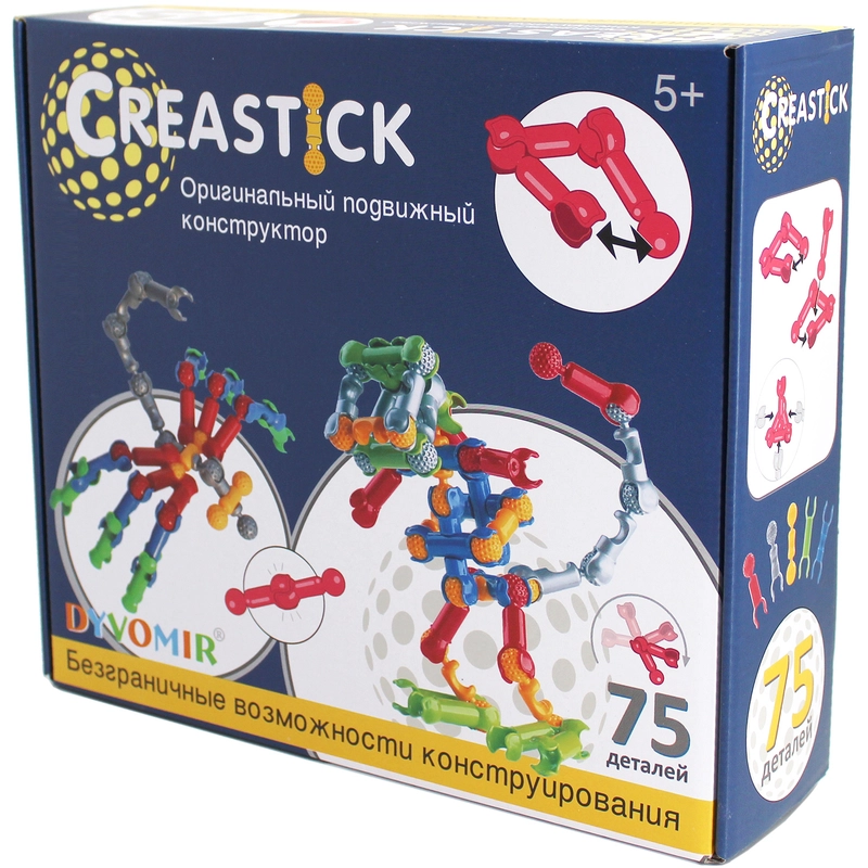 Конструктор Creastick 75, коробка