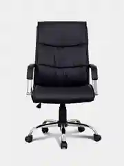 Кресло офисное BRABIX Space EX-508, экокожа, хром, черное, 530860