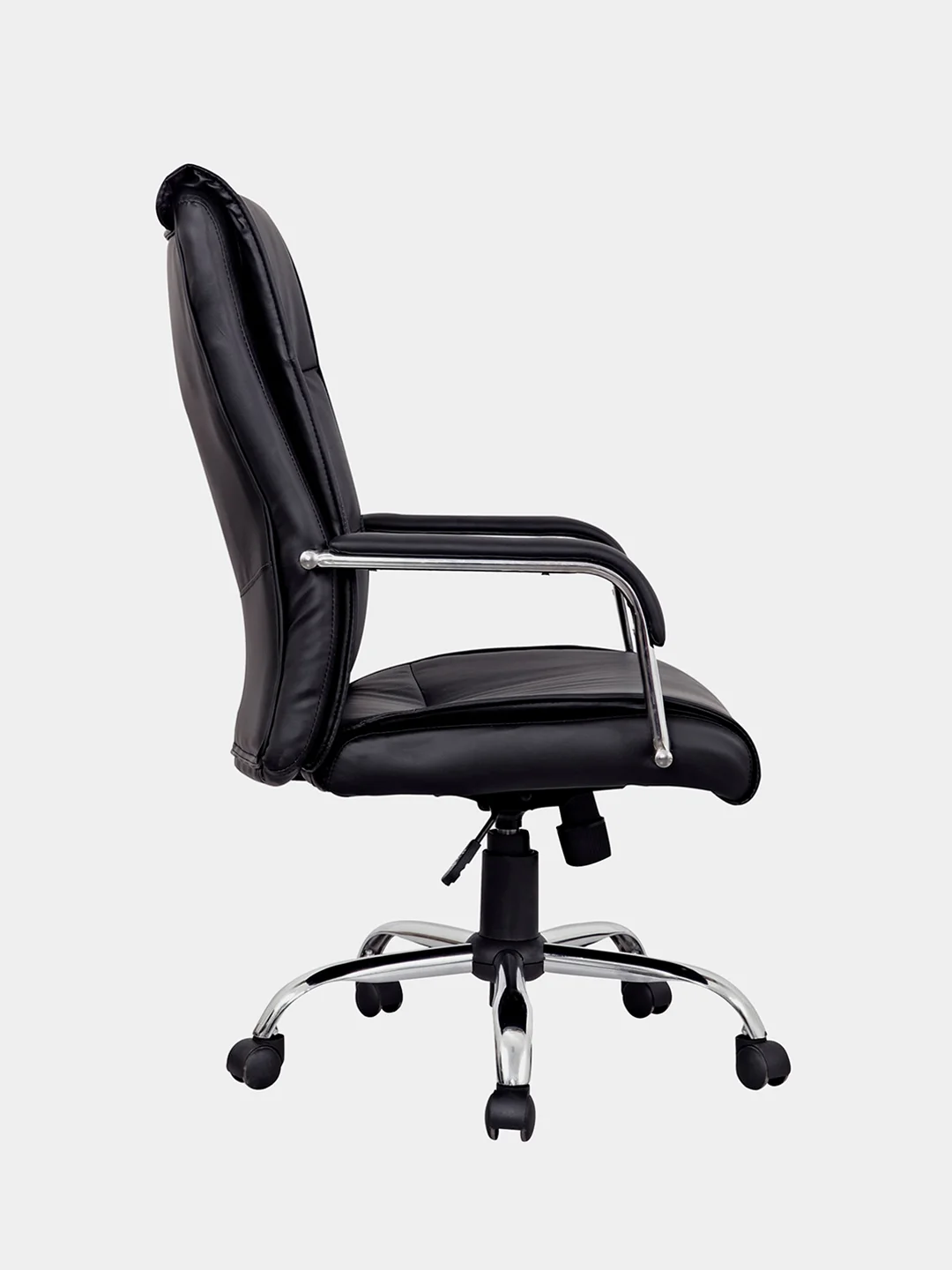 Кресло офисное BRABIX Space EX-508, экокожа, хром, черное, 530860