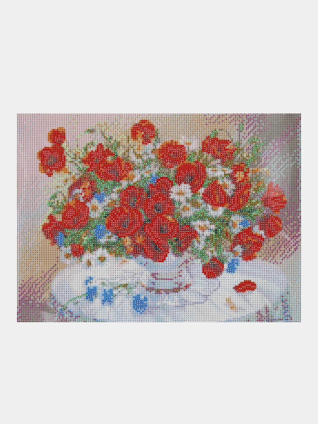 Алмазная мозаика Остров Сокровищ Маки, 663861, без подрамника 30x40 см, картина стразами