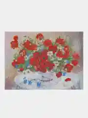 Алмазная мозаика Остров Сокровищ Маки, 663861, без подрамника 30x40 см, картина стразами