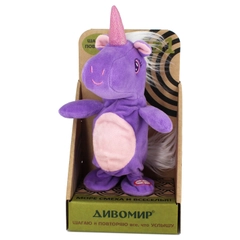 Интерактивная игрушка Единорог Фиолетовый  4в1, в шоубоксе