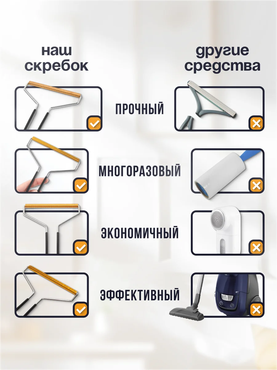 Скребок для удаления шерсти, щетка для чистки ковров и одежды