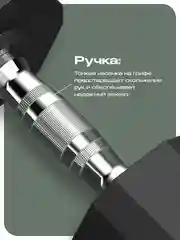 Гантели 3 кг, PROIRON, 2 шт., обрезиненные